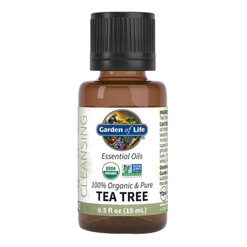 Garden of Life Organic and Pure Essential Oil Cleansing Tea Tree, 0.5 Oz